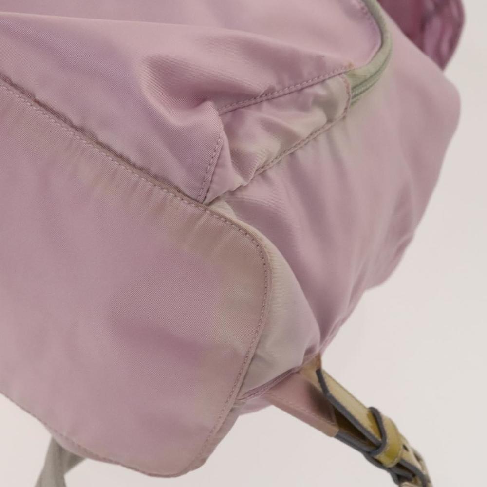 PRADA Backpack Nylon Pink Silver Auth fm4758 - Picture 16 of 16